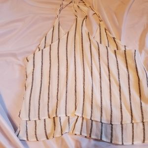 Maven top with spaghetti straps